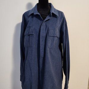 L.L. Bean Men's Blue Casual Button-Down Jacket - XL Reg